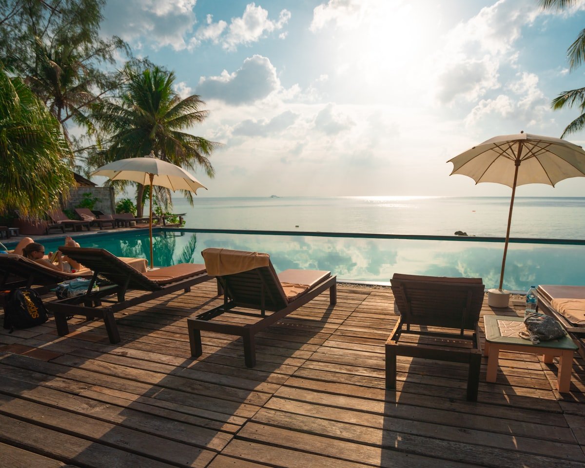 Beach hotel resort Goa beautiful sunset